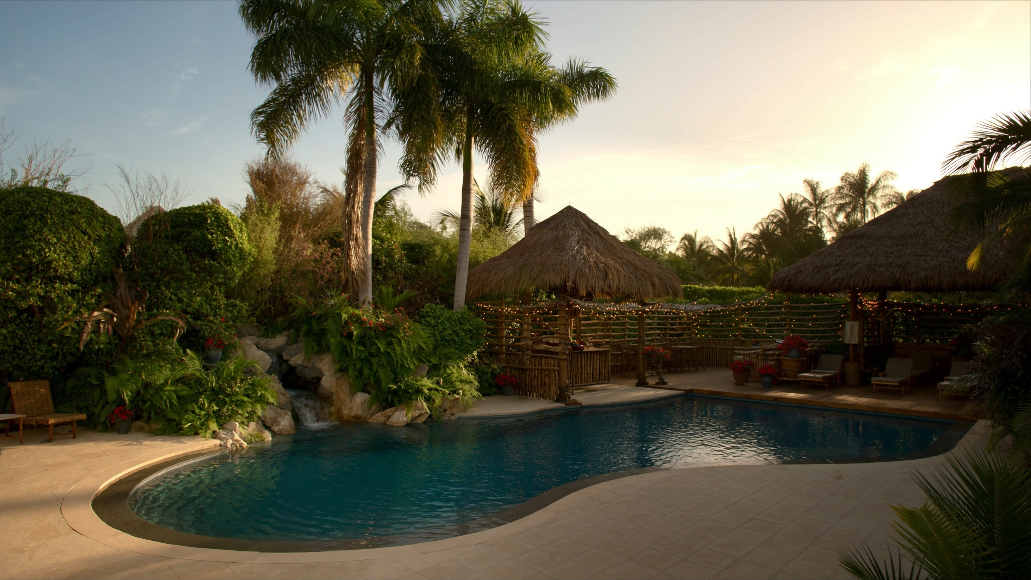 Tropical pool retreat
